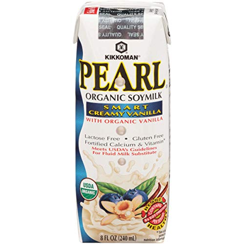 Pearl Organic Smart Creamy Vanilla Soymilk; 8 Fluid Ounces; 24 Per Case - High Mart Wholesale