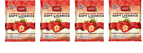 Lucky Country Lucky Country Fresh Strawberry Licorice; 4 Ounce; 8 Per Case - High Mart Wholesale