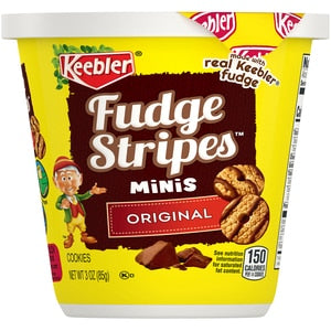 Keebler Mini Fudge Stripe Cookies; 3 Ounce; 10 Per Case