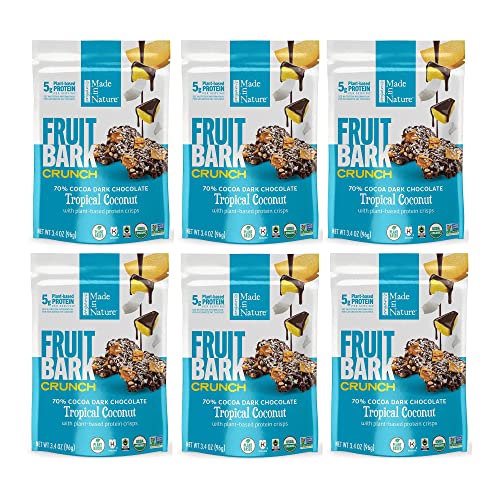 Made In Nature Tropical Coconut Crunch Bark; 3.4 Ounces; 6 Per Case - High Mart Wholesale