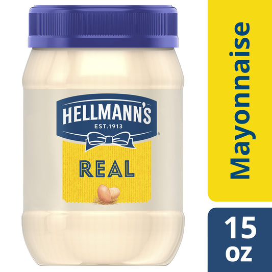 Hellmann's Container Mayonnaise Jar; 15 Fluid Ounce; 12 Per Case - High Mart Wholesale