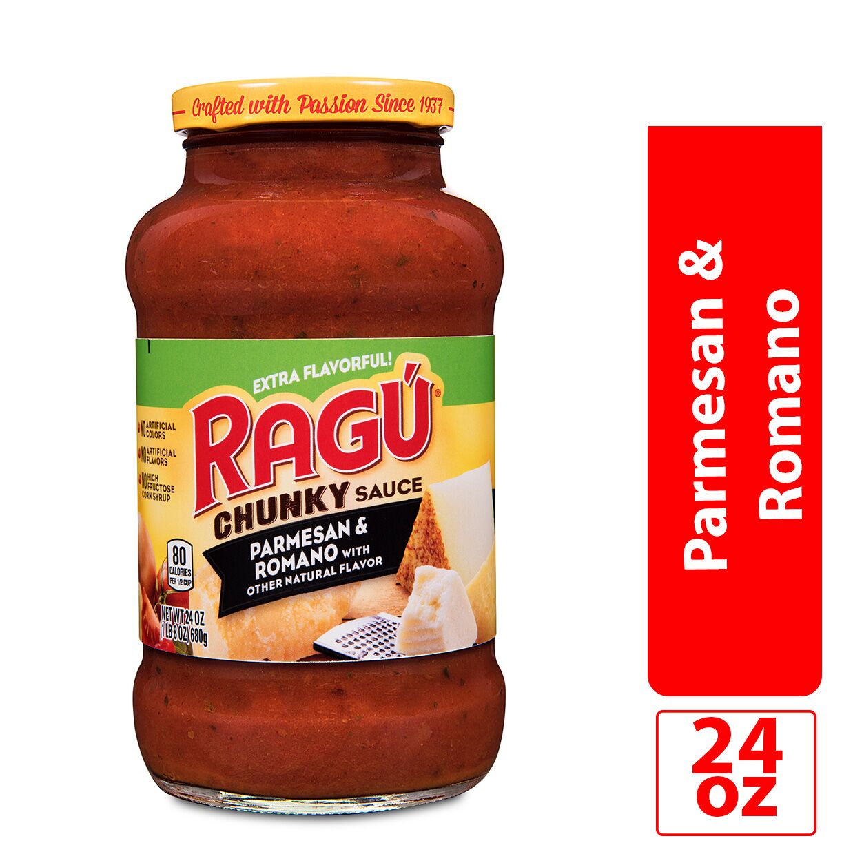 Ragu Robusto Parmesan & Romano Cheese; 24 Ounces; 12 Per Case