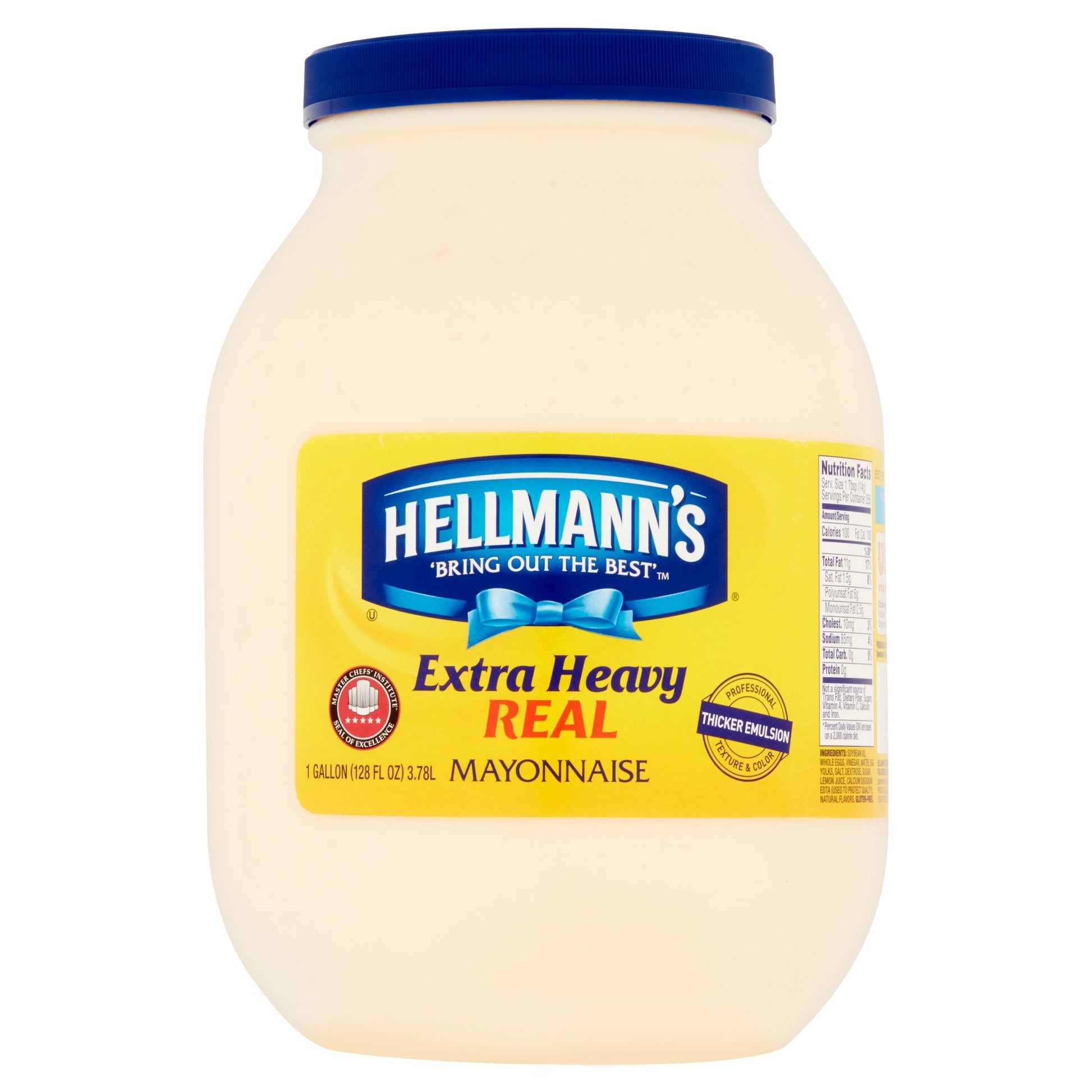 Hellmann's Extra Heavy Mayonnaise Bulk; 1 Gallon; 4 Per Case - High Mart Wholesale