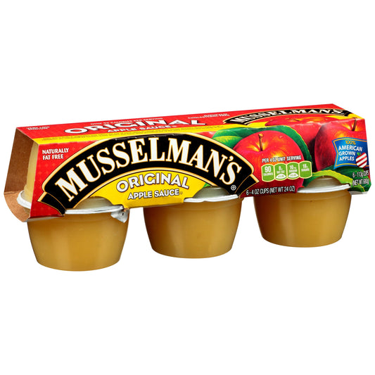 Musselman's Applesauce Sweetened 4 Ounce; 24 Ounces; 12 Per Case