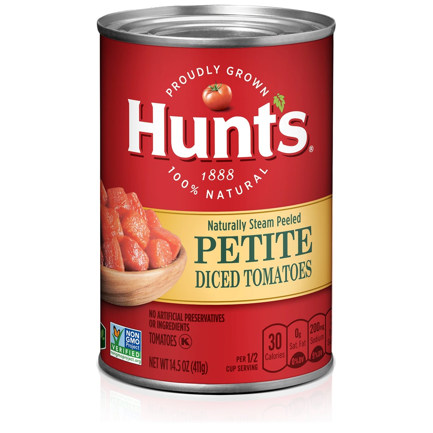 Hunt's Tomato Hunts Petite Diced; 14.5 Ounces; 12 Per Case