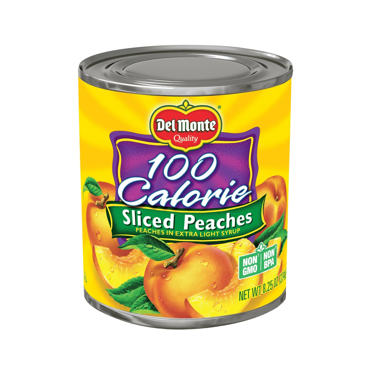 Del Monte Peach Sliced Lite; 8.25 Ounces; 12 Per Case
