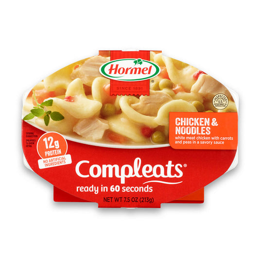 Hormel Compleats Chicken & Noodles; 7.5 Ounce; 7 Per Case