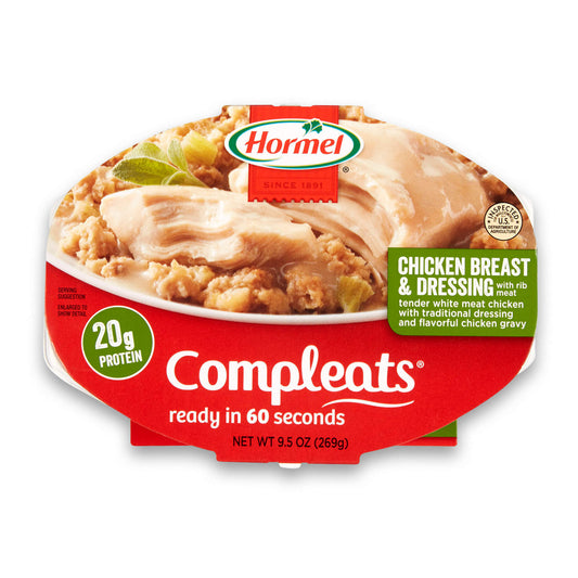 Hormel Compleats Chicken & Dressing; 9.5 Ounce; 6 Per Case