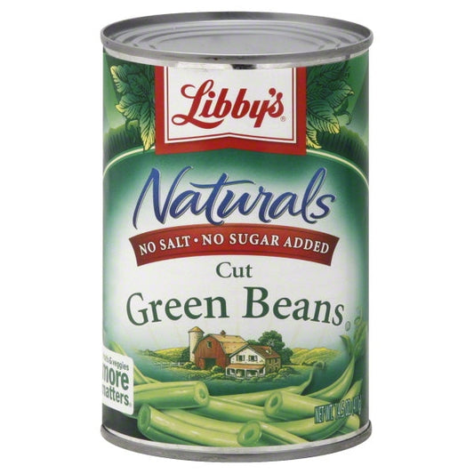 Libby's Libby Cut Green Beans No Salt; 14.5 Ounces; 24 Per Case