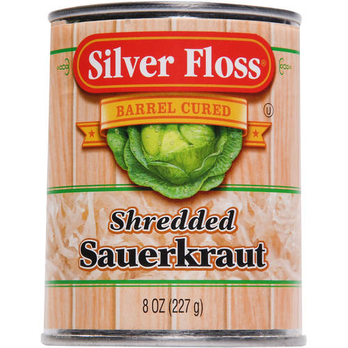 Silver Floss Sauerkraut Shredded; 8 Ounces; 24 Per Case
