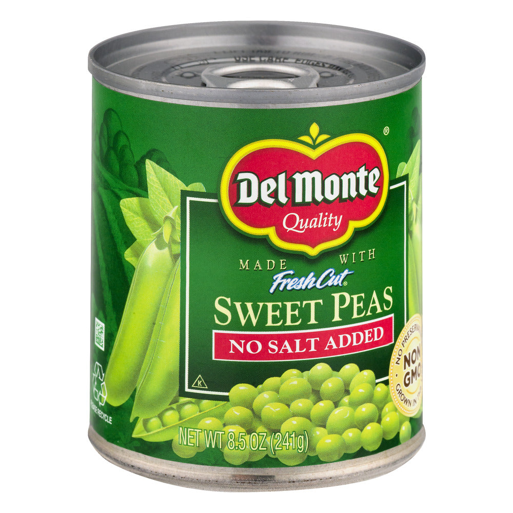Del Monte Sweet Peas No Salt Added; 8.5 Ounces; 12 Per Case