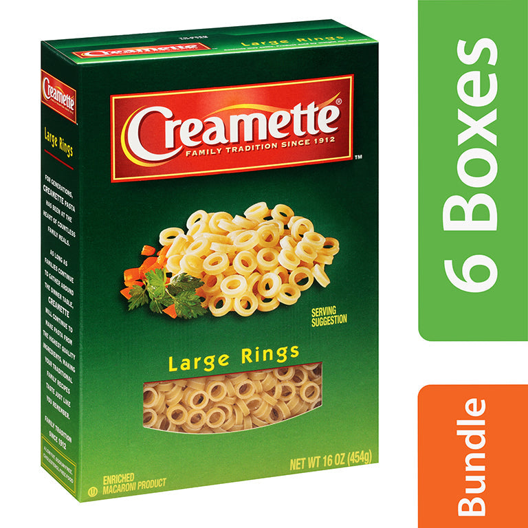 Creamette Pasta Large Ring; 16 Ounces; 12 Per Case