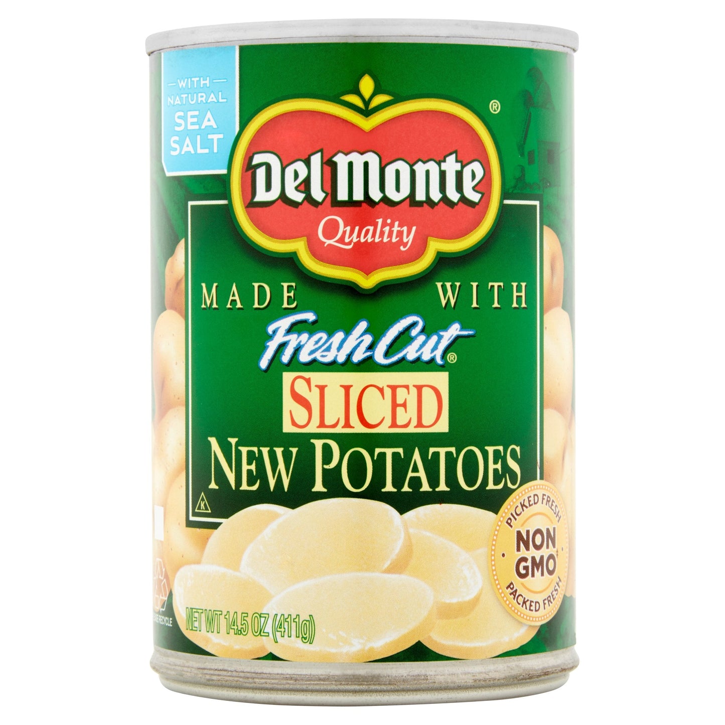 Del Monte Sliced New Potatoes; 14.5 Ounces; 12 Per Case