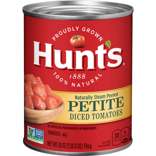 Hunt's Tomato Petite Diced; 28 Ounces; 12 Per Case