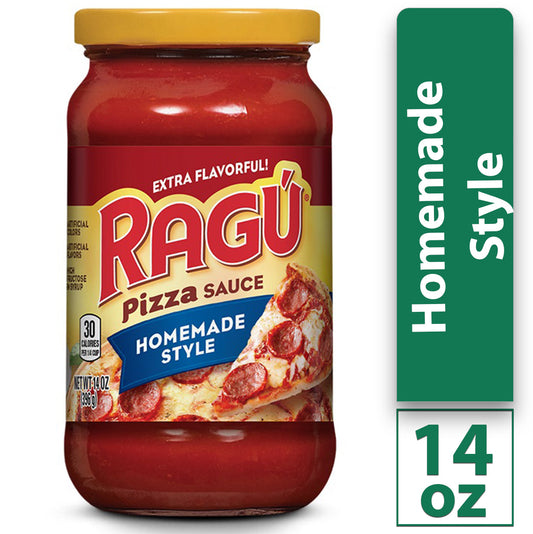 Ragu Sauce Pizza Glass Jar; 14 Ounces; 12 Per Case