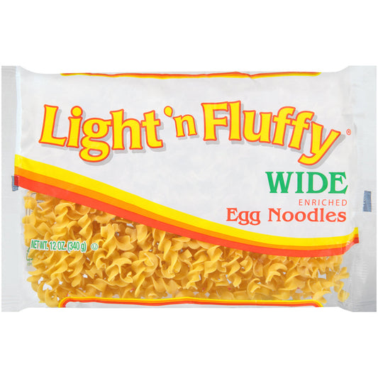 Light N Fluffy Pasta Wide Egg Noodles; 12 Ounces; 12 Per Case