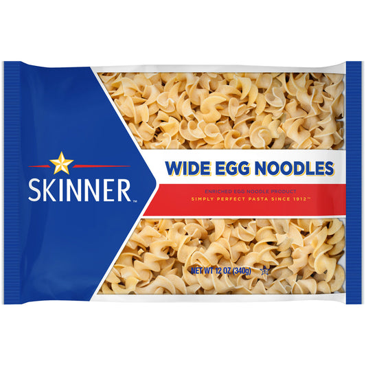 Skinner Pasta Wide Noodles; 12 Ounces; 12 Per Case