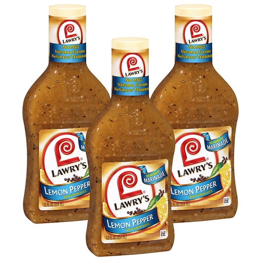 Lawry's Seasoning Marinade Lemon Pepper; 12 Fluid Ounces; 6 Per Case