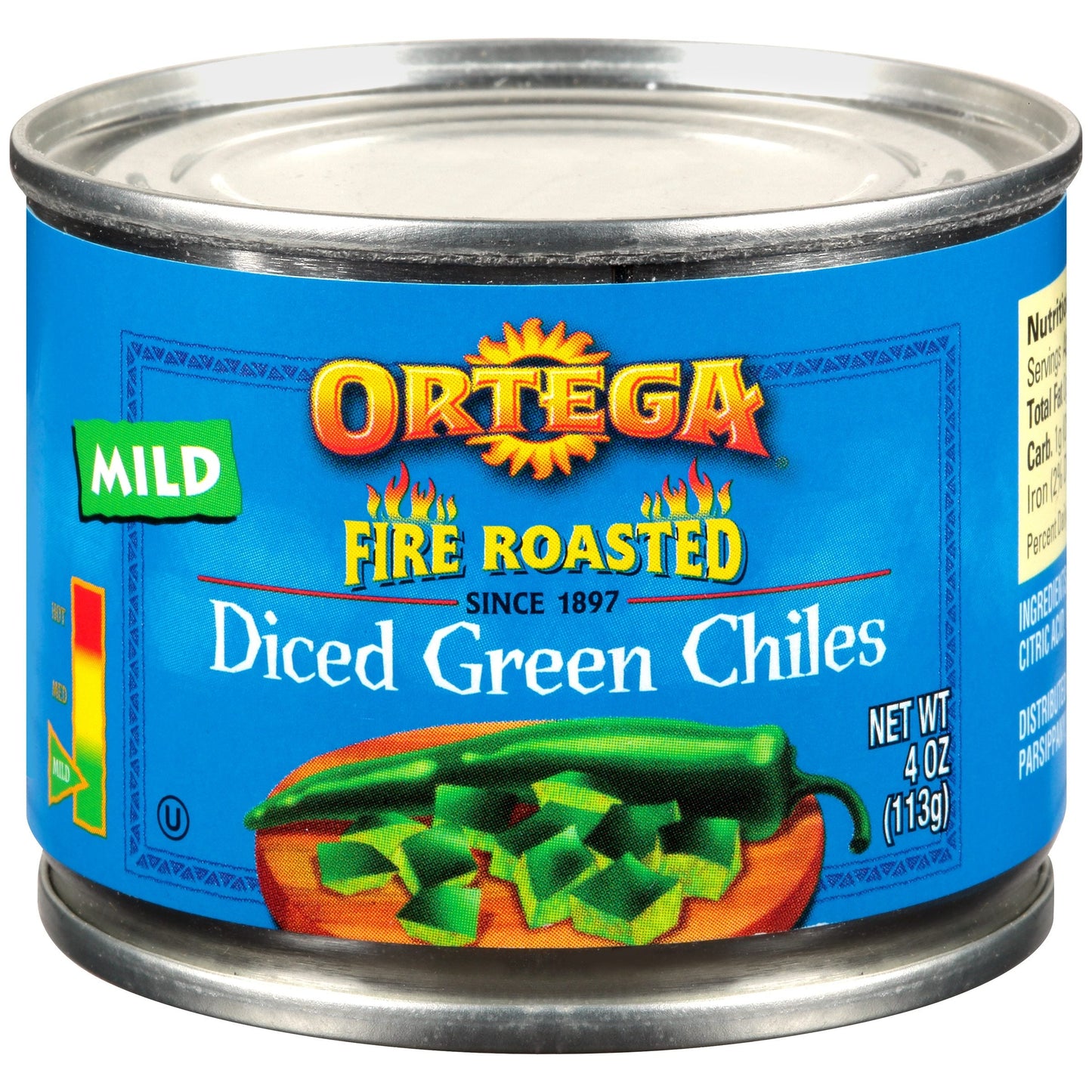 Ortega Chili Ortega Diced; 4 Ounces; 24 Per Case