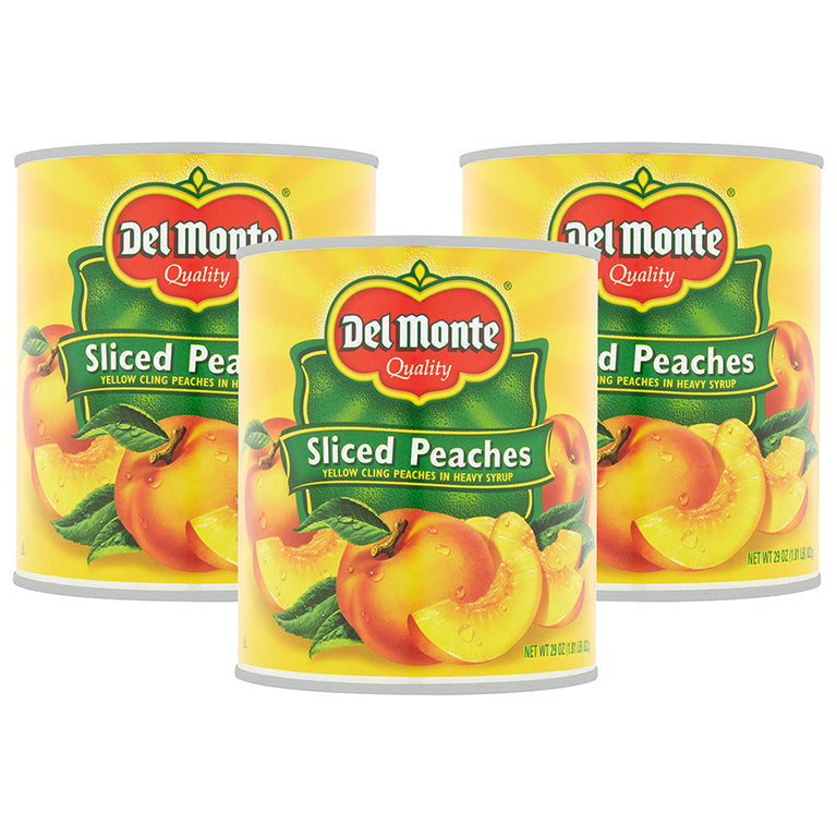 Del Monte Fruit Sliced Peaches In Juice; 29 Ounces; 6 Per Case