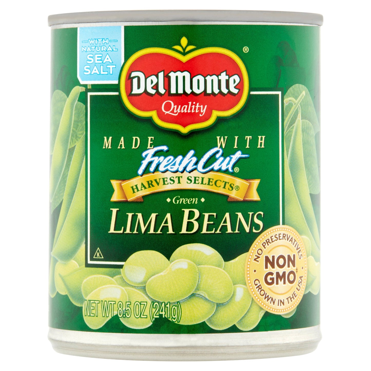 Del Monte Lima Beans; 8.5 Ounces; 12 Per Case