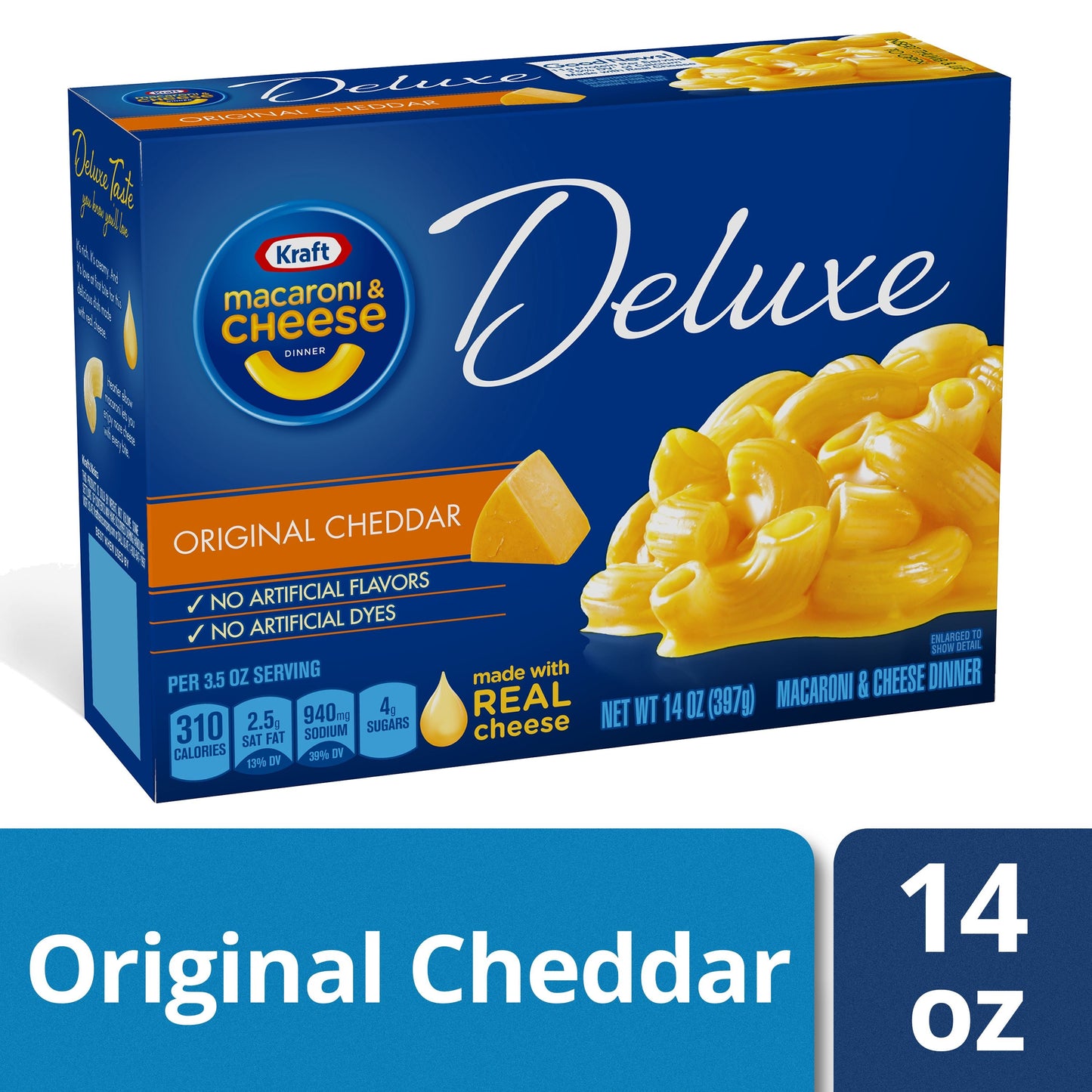 Kraft Entree Deluxe Macaroni & Cheese Dinner; 14 Ounces; 24 Per Case