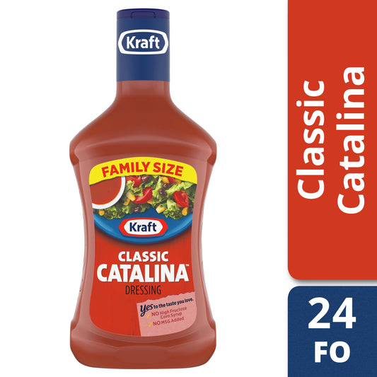 Kraft Catalina Dressing Bottle; 24 Fluid Ounce; 6 Per Case