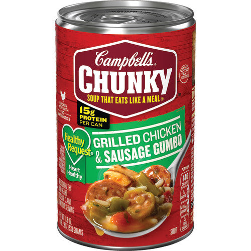 Campbell's Soup Chunky Chicken Sausage; 18.8 Ounces; 12 Per Case - High Mart Wholesale