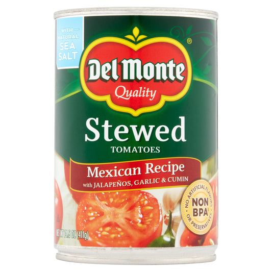 Del Monte Tomato Stewed Mexican; 14.5 Ounces; 12 Per Case
