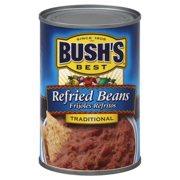 Bush's Best Traditional Refried Beans; 16 Ounces; 12 Per Case