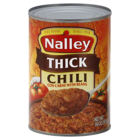 Nalley Nalley Chili Con Carne With Beans Thick; 14 Ounces; 24 Per Case