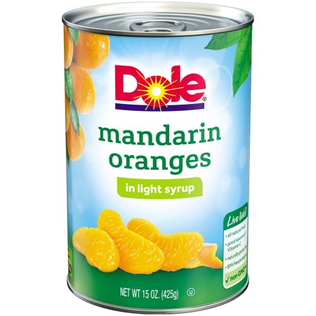 Dole In Light Syrup Mandarin Orange; 15 Ounces; 12 Per Case