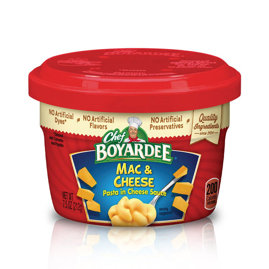 Chef Boyardee Chef Boyardee Microwave Macaroni & Cheese; 7.5 Ounces; 12 Per Case - High Mart Wholesale