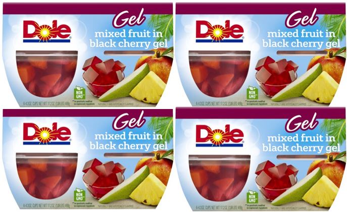 Dole Mixed Fruit In Black Cherry Gelatin 4Oz; 17.2 Ounce; 6 Per Case