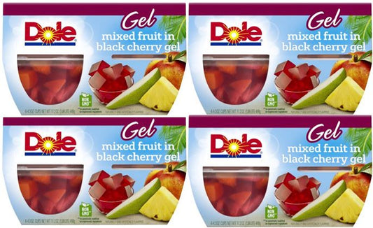 Dole Mixed Fruit In Black Cherry Gelatin 4Oz; 17.2 Ounce; 6 Per Case