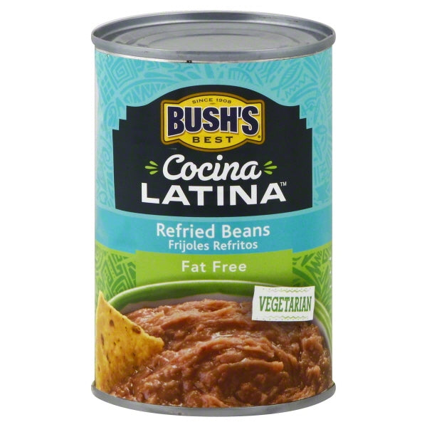 Bush's Best Fat Free Refried Beans; 16 Ounces; 12 Per Case