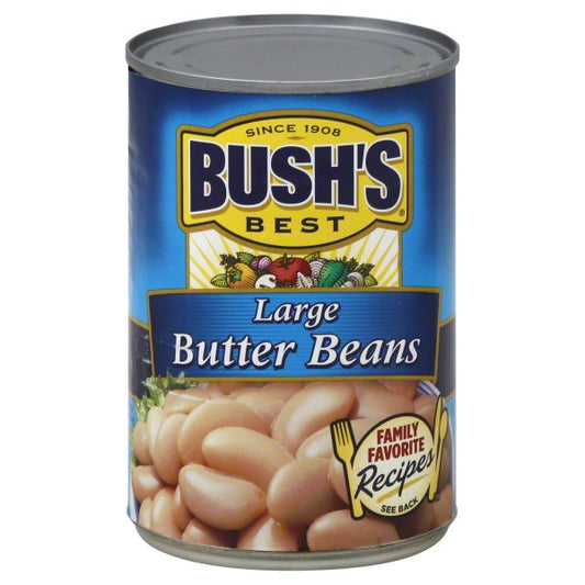 Bush's Best Large Butter Beans; 16 Ounces; 12 Per Case