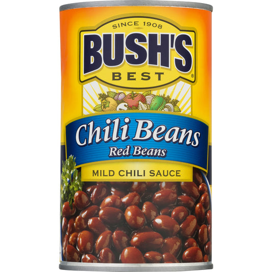 Bush's Best Chili Beans Red Beans In A Mild Chili Sauce; 27 Ounces; 12 Per Case