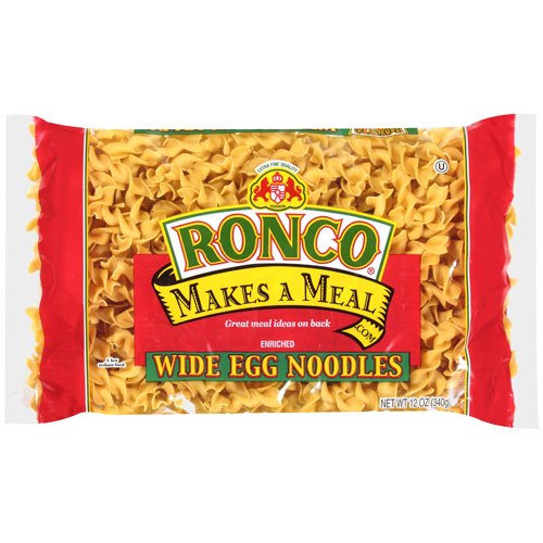 Ronco Wide Egg Noodles; 12 Ounces; 12 Per Case - High Mart Wholesale