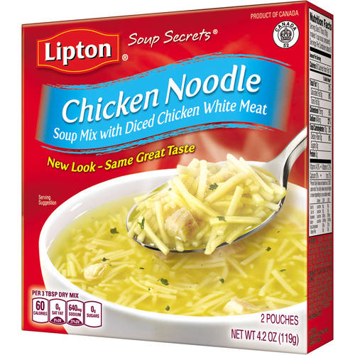 Lipton Savoury Chicken Noodle Soup; 4.2 Fluid Ounce; 24 Per Case