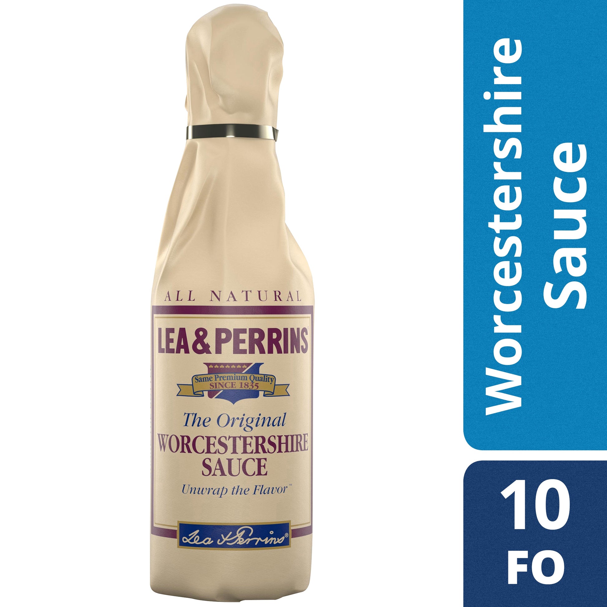 Lea & Perrins Worcestershire Sauce Bottle; 10 Fluid Ounce; 12 Per Case - High Mart Wholesale