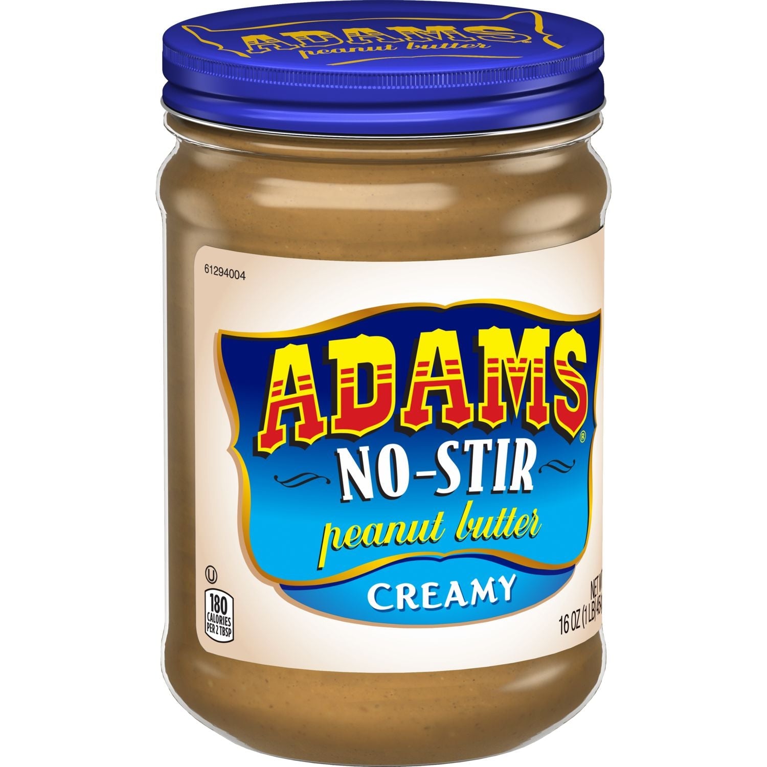 Adams Creamy Peanut Butter No Stir; 16 Ounces; 12 Per Case - High Mart Wholesale