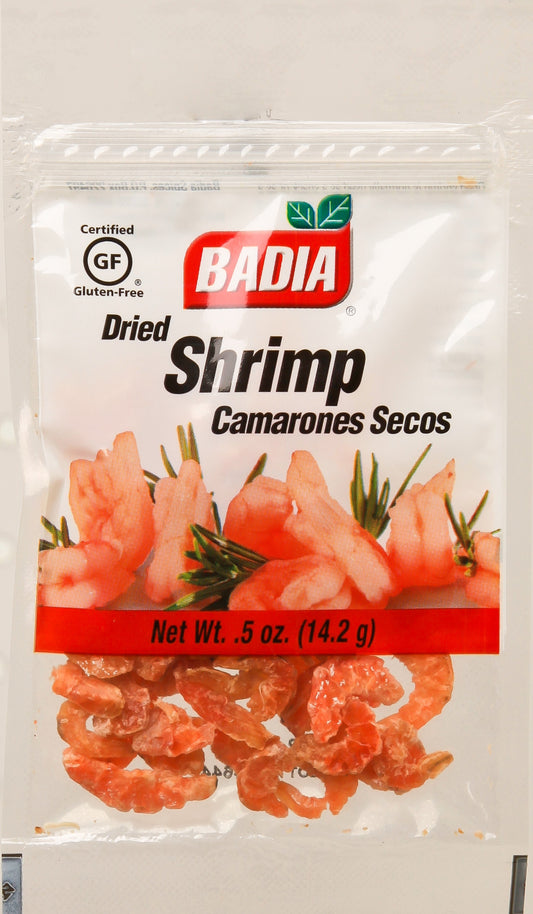 Badia Shrimp Dried; 0.5 Ounces; 12 Per Box; 48 Per Case