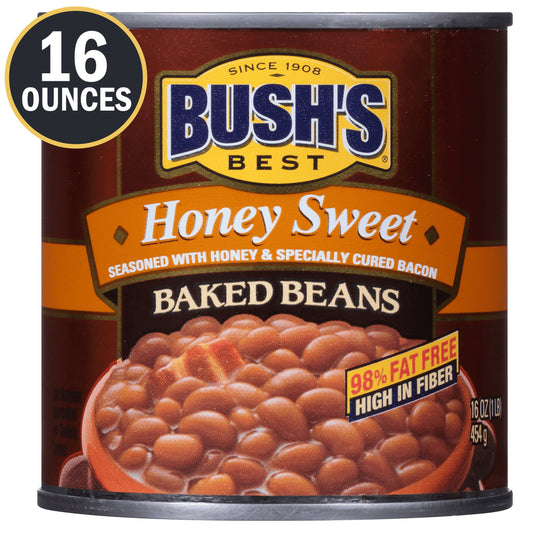 Bush's Best Honey Baked Beans; 16 Ounces; 12 Per Case