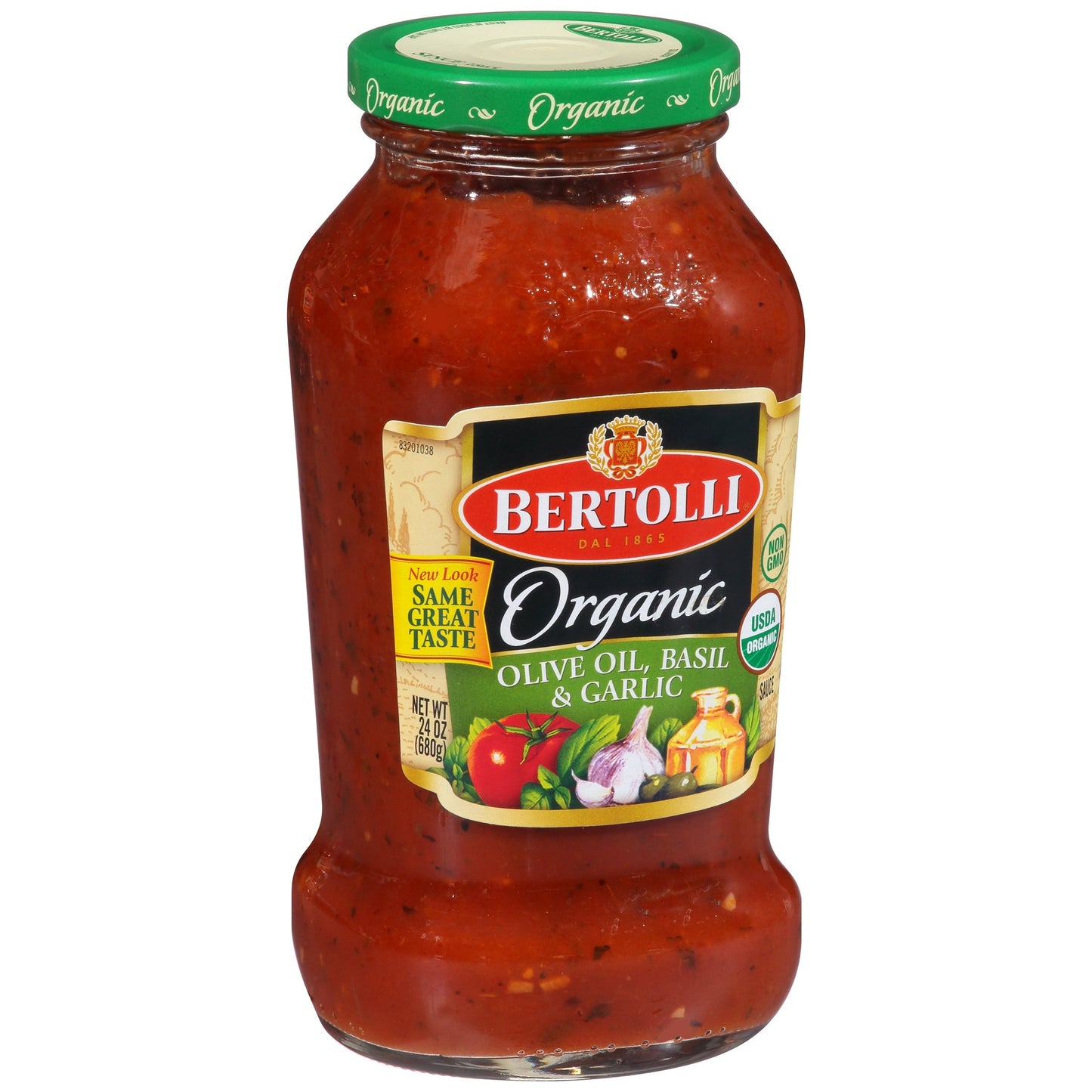 Bertolli Marinara Olive Oil Basil & Garlic; 24 Ounces; 12 Per Case