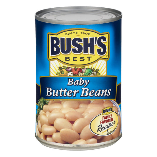 Bush's Best Baby Butter Beans; 16 Ounces; 12 Per Case