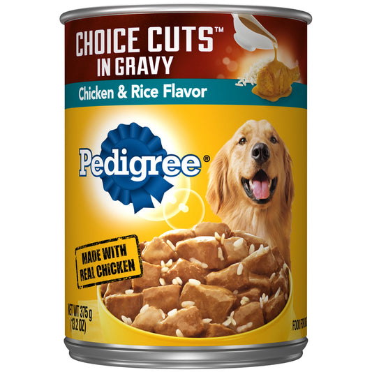 Pedigree Choice Cuts With Chicken & Rice; 13.2 Ounces; 12 Per Case