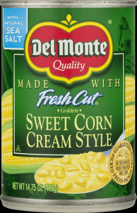 Del Monte Golden Sweet Cream Style Corn; 14.75 Ounces; 24 Per Case