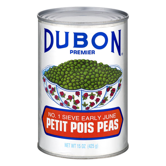 Dubon Petite Green Peas; 15 Ounce; 12 Per Case