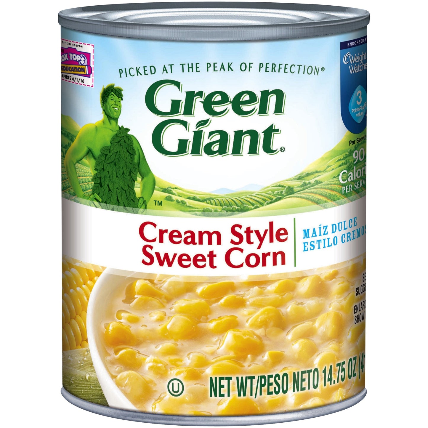 Green Giant Green Giant Vegetable Corn Cream Style; 14.75 Ounces; 24 Per Case